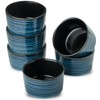 Glowworm Ceramic 4 Oz Ramekins, Dipping Sauce Bowls Set of