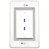RiteAV in-Wall Cable Management Kit Recessed Outlet 2 USB-3 Wall