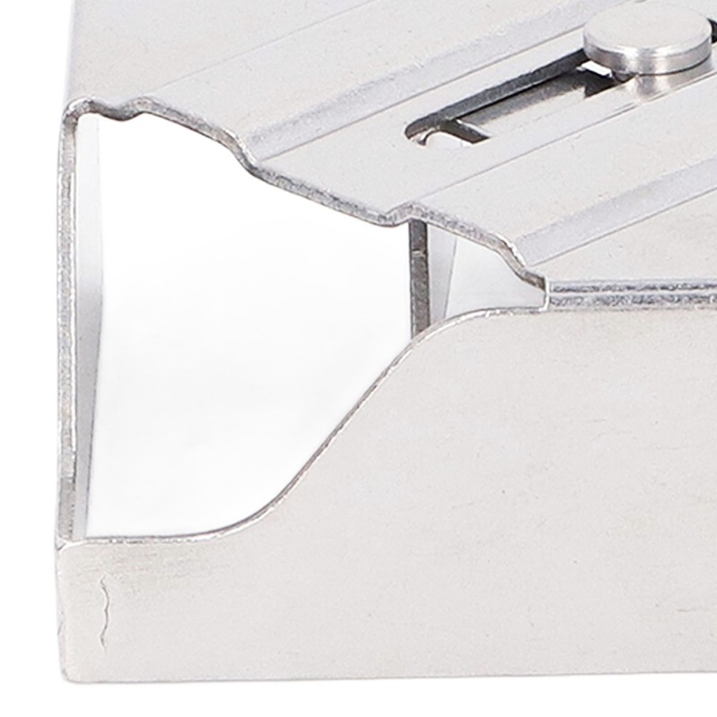 2Pcs Right Angle Clip Stainless Steel Mouth Closed 90 Degree