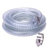DERPIPE PVC Steel Wire Tubing - 5/8" ID x 7/8"