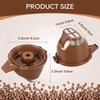 Ground Coffee Brew Basket Filter, 2Pcs Coffee Brew Basket Replacement