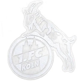 Sticker Transparent (Silver) 1. FC Köln Small