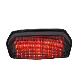TOPZONE PARTS Clear Lens LED Taillights Brake Tail Light with Integrated Turn Signal Lamp Indicators for Kawasaki 1996-03 ZX-7R/ ZX750,1996-97 ZX-7RR,1995-97GPZ1100/ ZX1100