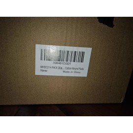 MHDCLY 4 PACK Qtip Holder Dispenser for Cotton Swabs, Balls, Cotton Pads, Floss Picks