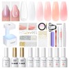 PEACECOLOR Gel Nail Set 6 Pieces Builder Gel 37