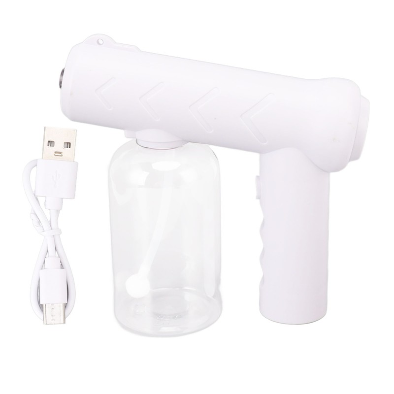 Nano Cleaning Sprayer Rechargeable Blue Light Portable Handheld Alcohol Atomizer