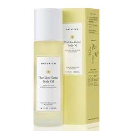 Naturium Aceite Corporal Glow Getter, Multiaceite Para Una Nutrición Intensa, Fórmula Hidratante Y Humectante, Vegano Y Libre De Crueldad Animal, 96 M
