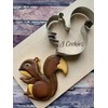 LILIAO Squirrel and Acorn Cookie Cutters for Thanksgiving, Stainless Steel