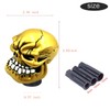Bashineng Skull Shift Knob Handle Transmission Gear Stick Shifter Head