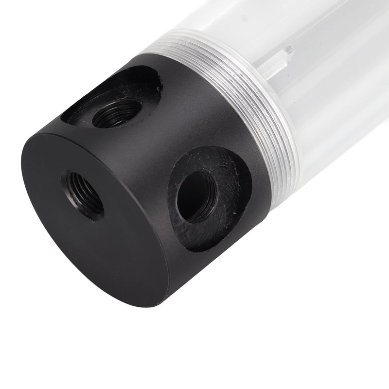 Water Cooling Reservoir 240mm/9.4in Length G1/4in Thread 50mm/2.0in Diameter Tube
