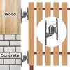 Dakzhou 304 Stainless Steel Gate Hinges 5/8" Heavy Duty Door