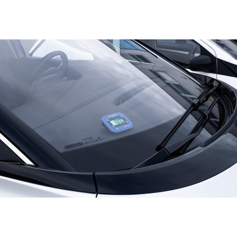 Lescars Parking Meter: Compact, Digital Electric Parking Disc, ECE Approval,