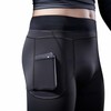 ORBU Men's Compression Half Tights with Pockets for Training, Muscle