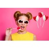 Valentine's Lollipops Red Heart Shaped Strawberry N' Cream Flavored, 120