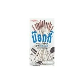 Glico Pocky Biscuit Sticks, Cookies & Cream, 1.41 oz ( Pack of 10 )