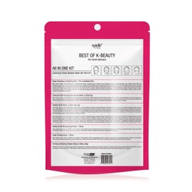 Epielle All In One Kit, cleansing, facial sheet mask, peel off, Fun facial mask Kit, Moisturizing Facial Skincare for Sensitive Skin & Acne | Spa Day Party