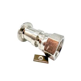 bmotiontech Female swivel 3/4 inch 0.75" JIC 37 Degree Flare Fitting to ISO-KF25 KF25 NW25 Flange Freeze Dryer Adapter, Made of SS304