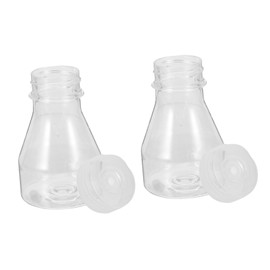 Alipis 2 Pack High-Temperature Resistant Plastic Tissue Culture Flasks Lab Bottles for Cell Culture Preservation