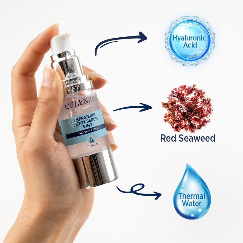 Celenes by Sweden Thermal Energizing Detox Serum 3-in-1 - Hyaluronic