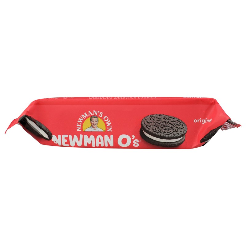 Newman's Own Organic Cookie O Chocolate Vanilla Creme, 13 oz