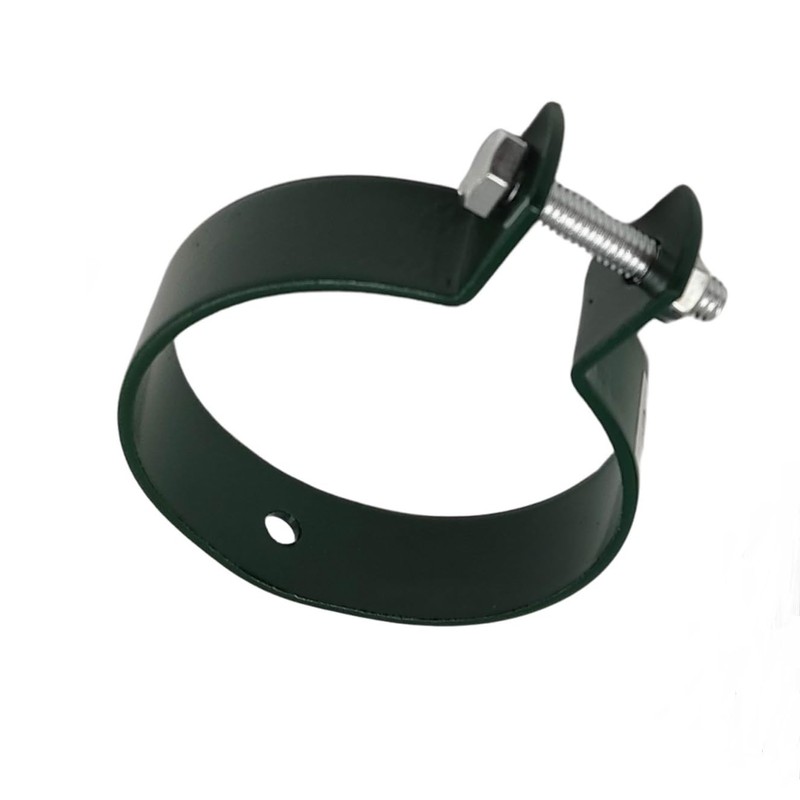 Fence Clamp Post Clamp 60 mm Diameter Clamp Green for