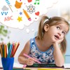 Homestec LCD writing board, 8.5 inches, colourful display, children's laptop
