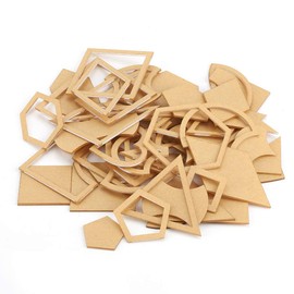 54pcs Acrylic Templates Quilting Sewing Tool Acrylic Stencil DIY Tool Craft Quilting Patchwork Templates