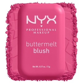 Buttermelt Blush, High Pigment Buttery Soft Vegan Powder Blush, NYX Professional Makeup:_BUTTA WITH TIME