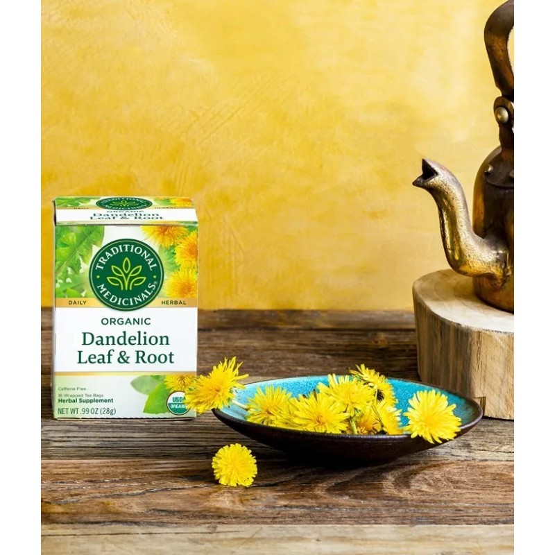 Té Orgánico Diente De Leon 28g 16 Bolsas Se