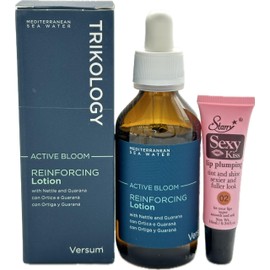 Versum Meditterean Sea Water Trikology Active Bloom Reinforcing Lotion woth Nettle & Guarana 3.04 fl oz -Free Starry Lip Plumping Gloss