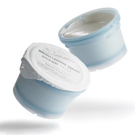 SHIKARI BRIGHTENING WASH Refill (Refill), 2.1 oz (60 g) x 2 Piece Set, Facial Cleansing Pack, Stains, Dullness, Pores, Brightening Pack