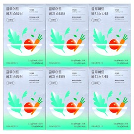 Gluert Glute Veggie Starter 3.6g x 30 packets (6) / 글루어트 베지 스타터 3.6g x 30포 6개