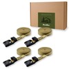 BonsMax Tie Down Lashing Strap with Buckle, Securing Strap for