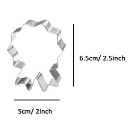 ZDYWY Mini Medal Award Shaped Cookie Cutters