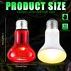 Kittmip 10 Pcs 75w Reptile Heat Lamp Bulb Day and
