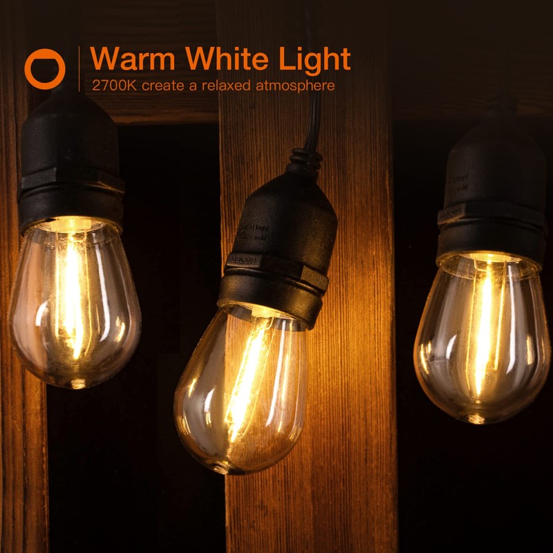 addlon LED Replacement Bulbs 1W S14,15 Pack Waterproof E17 Screw
