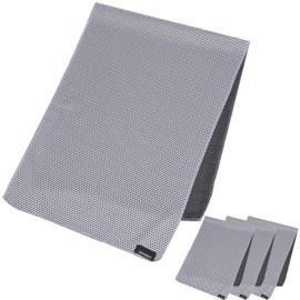 Umineko Cooling Towel, Set of 3, Quick Dry Sports Towel, Infinite Cool Specification, Cooling Sensation, Instant Cooling, Outdoor Towel