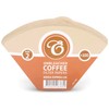 500 Size 2 Coffee Filter Paper Cones, Unbleached by EDESIA