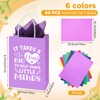 Skyygemm 60 Pack Teacher Appreciation Gift Bags with Tissue Paper