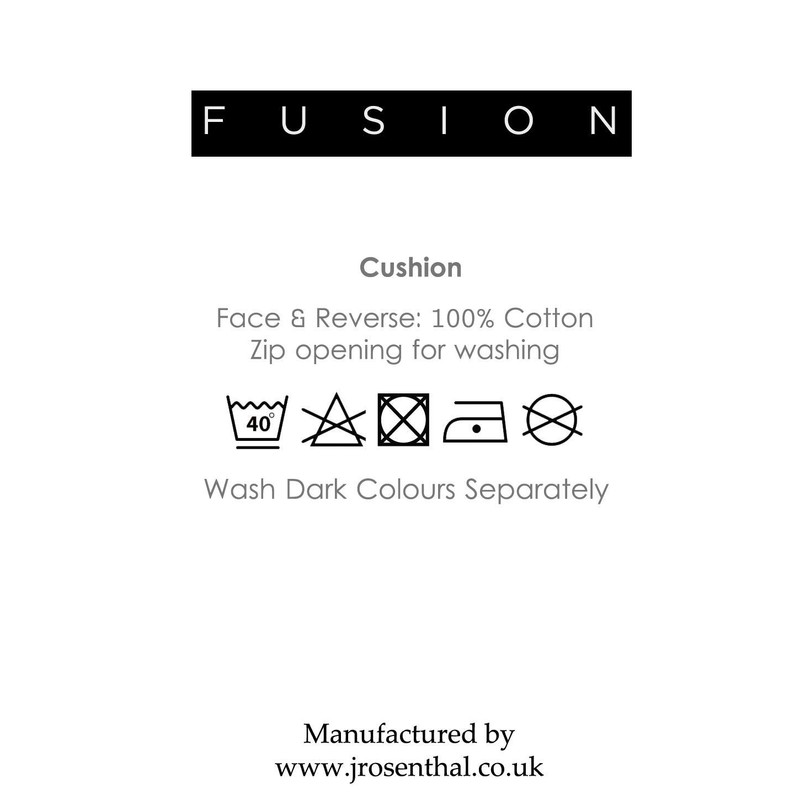 Fusion - Whitworth Stripe - 100% Cotton Cushion Cover -