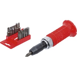 Kraftmann 712 Manual Impact Wrench Set, Black/Red/Silver