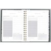 Black & Gold A5 Planner Wiro Bound 120 Pages Daily