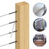 RiaYer 40 Pack T316 Stainless Steel Black Cable Railing Kit,
