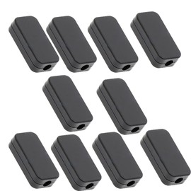 Sopepoyie Waterproof Electrical Project Case Power Junction Box, Project Box with Cover Black Plastic (40 x20 x 11mm), 10 Pack