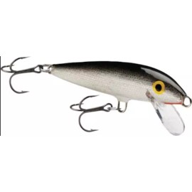 RAPALA NOS rapala original floating lures F5 crankbait HOT STEEL SILVER PERCH - crankbait, Freshwater Fishing, PERCH