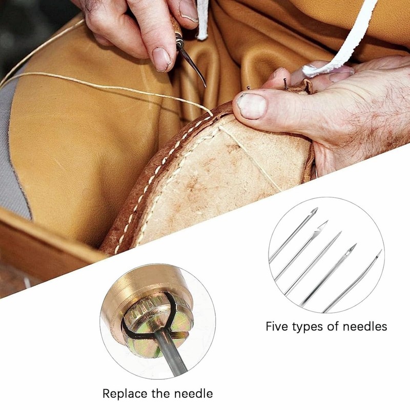 Leather Sewing Kit - Complete Set for Leather & Shoe