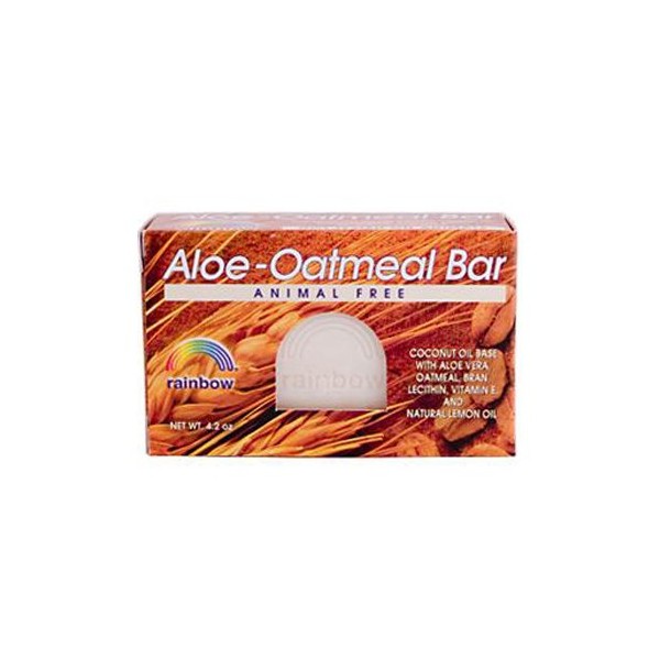 Rainbow Research Bar Soap, ALOE-OATMEAL, 4 OZ (Pack of 5)5