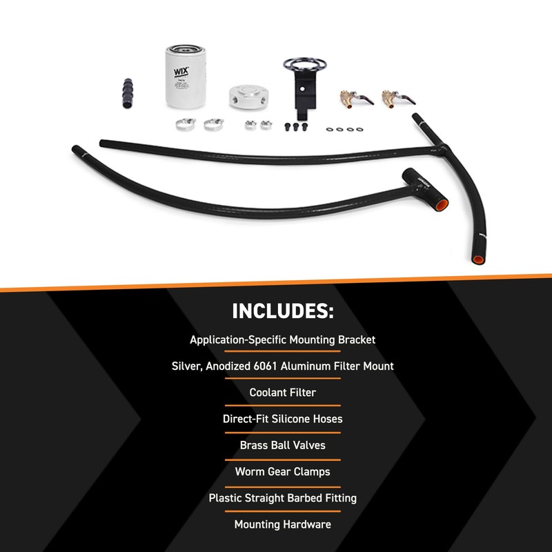 Mishimoto MMCFK-F2D-03BK Coolant Filter Kit Fits Ford 6.0L Powerstroke 2003-2007