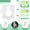 MARIA D Fundas Desechables para Asiento de Inodoro, 100 Piezas