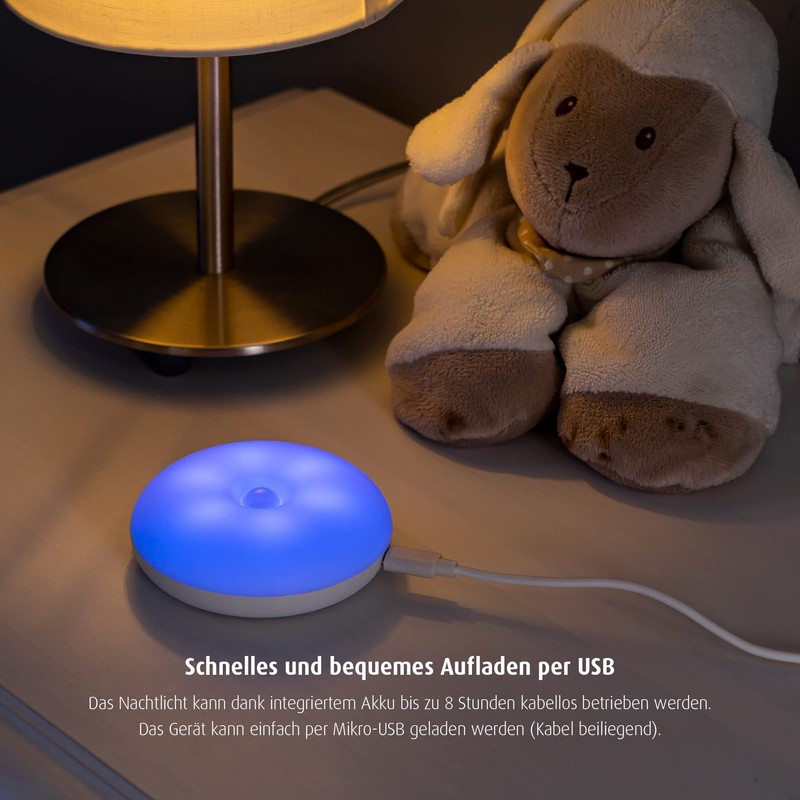 reer NightGuide SmartLight Smart Bluetooth Night Light for Children, App
